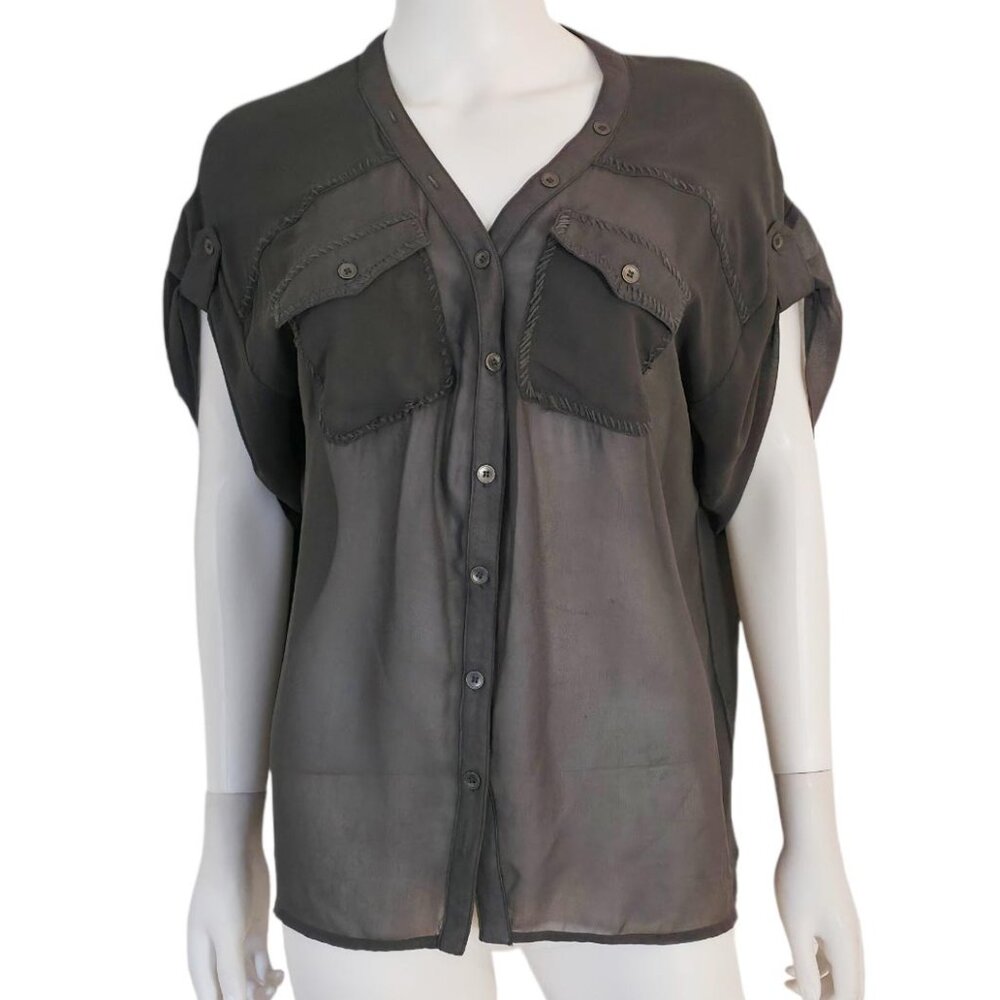 Cecice Button Down Blouse